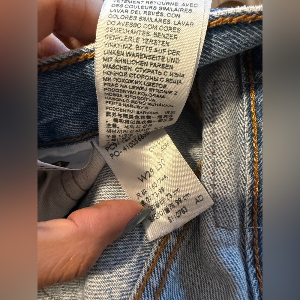 Levi’s WOMENS 501 Original Jeans Size 29W 30L - Picture 4 of 4